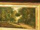 2 Tableaux ancien signé. Paysage Peinture huile sur panneau de bois Style XlX°