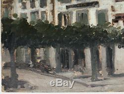 ALEXANDRE BAILLY (1866-1947) Tableau Ancien PAYS BASQUE 1907 #15