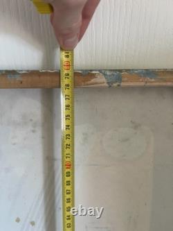 Ancien Peinture Tableau Huile Toile FARAONI Mariage Eglise Marié Village 80x60cm