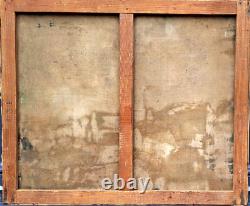 Ancien TABLEAU années 30 Huile sur Toile originale par Robert MORTIER né à Nice