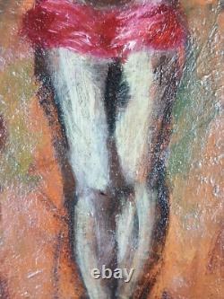 Ancien Tableau Attribué à Georges Rouault (1871-1958) Peinture Huile Painting