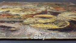 Ancien Tableau Attribué à Tamara de Lempicka (1898-1980) Peinture Huile Painting