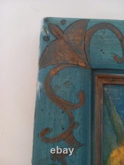 Ancien Tableau De Fleurs