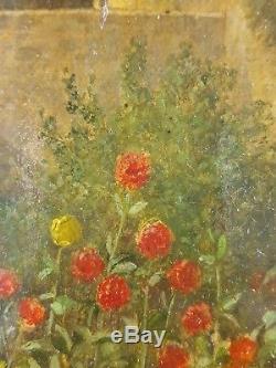 Ancien Tableau Fritz Steinmetz-Noris (1860-1937) Peinture Huile Antique Painting