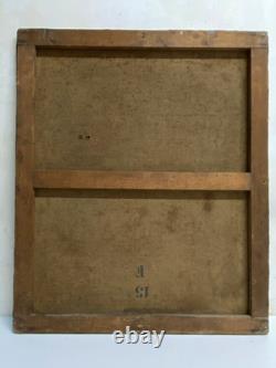 Ancien Tableau HST Albert Dakin Gihon Paysage Rivière 19ème à Restaurer