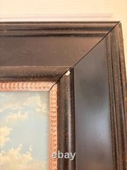 Ancien Tableau Huile Cuivre Jan Beekhout Scène de Rue Moyen Age Hollandais