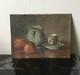 Ancien Tableau Huile Sur Carton Sign&eacute;. A. Le. Porh