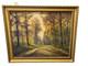 Ancien Tableau Huile Sur Toile Original Signe Casez Paysage For&ecirc;t