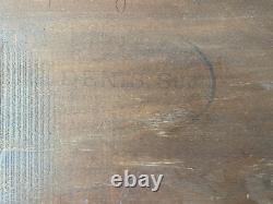 Ancien Tableau Huile sur Bois La Gardienne de chèvres 19ème Signé