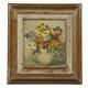 Ancien Tableau Huile sur Isorel Bouquet de Fleurs d'Et&eacute; Sign&eacute; Andr&eacute; Robert