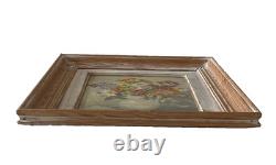 Ancien Tableau Huile sur Isorel Bouquet de Fleurs d'Eté Signé André Robert