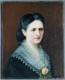 Ancien Tableau Johanna Kawerau (1878-1901) Peinture Huile Portrait Oil Painting