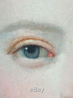 Ancien Tableau Marie-Antoinette Peinture Huile Antique Oil Painting Dipinto