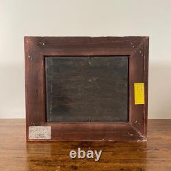 Ancien Tableau Marine Voilier Signé FOURNIER Huile sur Bois Années 1920