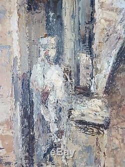 Ancien Tableau Mario d'Odorico (1902-1964) Peinture Huile Antique Oil Painting