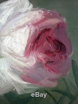 Ancien Tableau Marthe Barbaud-Kock (1862-1928) Peinture Huile Oil Painting