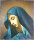 Ancien Tableau Notre-Dame des Douleurs Peinture Huile Antique Painting Dipinto