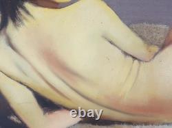 Ancien Tableau Nu Couché Marc-Olivier Grégoire (1897-1991) Peinture Painting