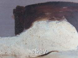 Ancien Tableau Nu Couché Marc-Olivier Grégoire (1897-1991) Peinture Painting