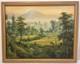 Ancien Tableau Peinture Bali Indonésie/huile Sur Panneau /signe/encadre/