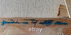 Ancien Tableau Peinture HST Portrait Homme à Lunettes Deutscher Maler 1930's