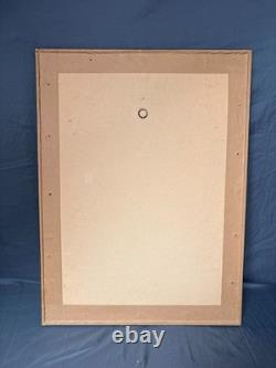 Ancien Tableau Peinture Huile Juan Castilla Portrait Femme Indigène Amérique