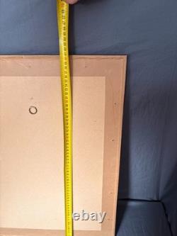 Ancien Tableau Peinture Huile Juan Castilla Portrait Femme Indigène Amérique