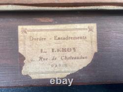 Ancien Tableau Peinture Huile sur toile signature à identifier