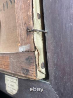 Ancien Tableau Peinture Huile sur toile signature à identifier