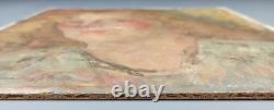 Ancien Tableau Portrait de Femme Otto Gebühr 1946 Peinture Huile Oil Painting