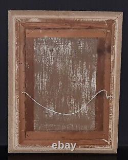Ancien Tableau Portrait de Femme Peinture Huile Toile Oil Painting Lady Woman