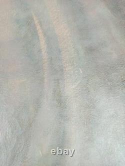 Ancien Tableau Portrait de Jeune Femme Peinture Huile Nu Painting Woman Nude