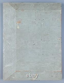 Ancien Tableau Portrait de Jeune Femme Peinture Huile Old Painting Oil Woman