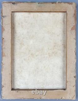 Ancien Tableau Visage Peinture Huile Toile Oil Painting Original Cubism Face