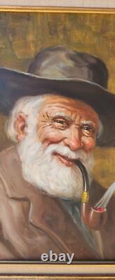 Ancien tableau F. Domingo huile sur Toile