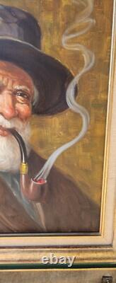 Ancien tableau F. Domingo huile sur Toile