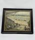 Ancien tableau huile sur toile sign&eacute; Grosdidier Sc&egrave;ne de course hippique Cad