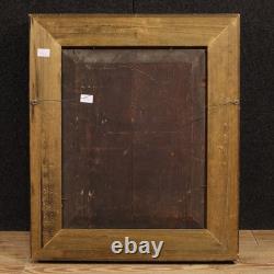 Ancien tableau peinture religieuse huile sur panneau Saint Jean Baptiste 700