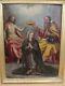 Ancien tableau religieux le couronnement de la viege hsp XVII XVIII à dater