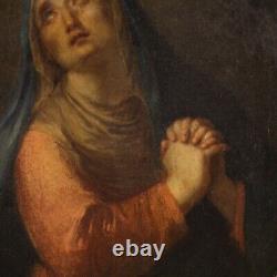 Ancienne Notre-Dame des Douleurs peinture huile sur toile tableau religieux 700