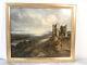 Ancienne Peinture Les Ruines Cadre Tableau Oil Painting