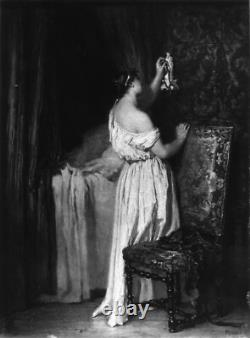 Antoine Emile Plassan (1817-1903) Devotion, Circa 1863 tableau ancien