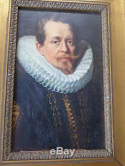 BERCKMANS Carl-XIXe-Tableau ancien/ Huile- Portrait J. Ch. De Cordes-Rubens-OIL