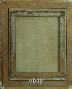 Beau Tableau ancien portrait homme chapeau Villeneuve-sur-lot G Barlangue Timbre