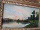 DELPY Jacques-Henry, 1877-1957 (France)-Tableau ancien/ Huile-rivière-Oil