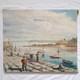 Deschamps marine Bretagne St Saint Quay Portrieux breton tableau peinture ancien