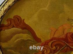 F. Boucher (1703-1770) Ancien tableau Le Triomphe de Vénus, nu, huile, copie