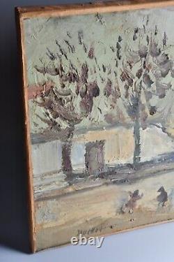 Gabriel Dauchot huile sur toile tableau ancien old painting Soutine Dufy