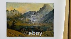 Georges ROUX (1850-1929) ancien tableau paysage signé