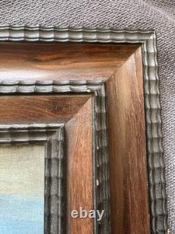 HST TABLEAU ANCIEN MARINE BATEAU XIX eme DRAPEAU HOLLANDE